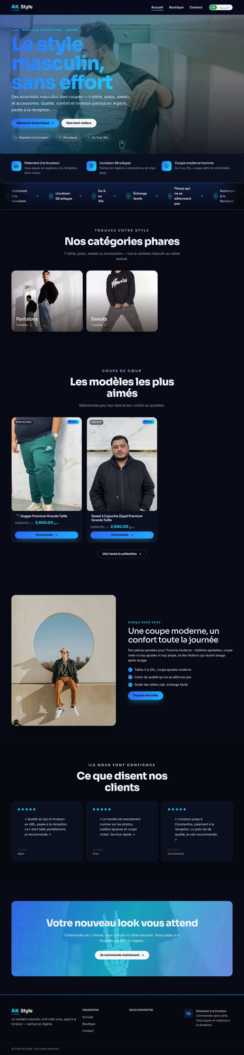 AK STYLE — MODE HOMME