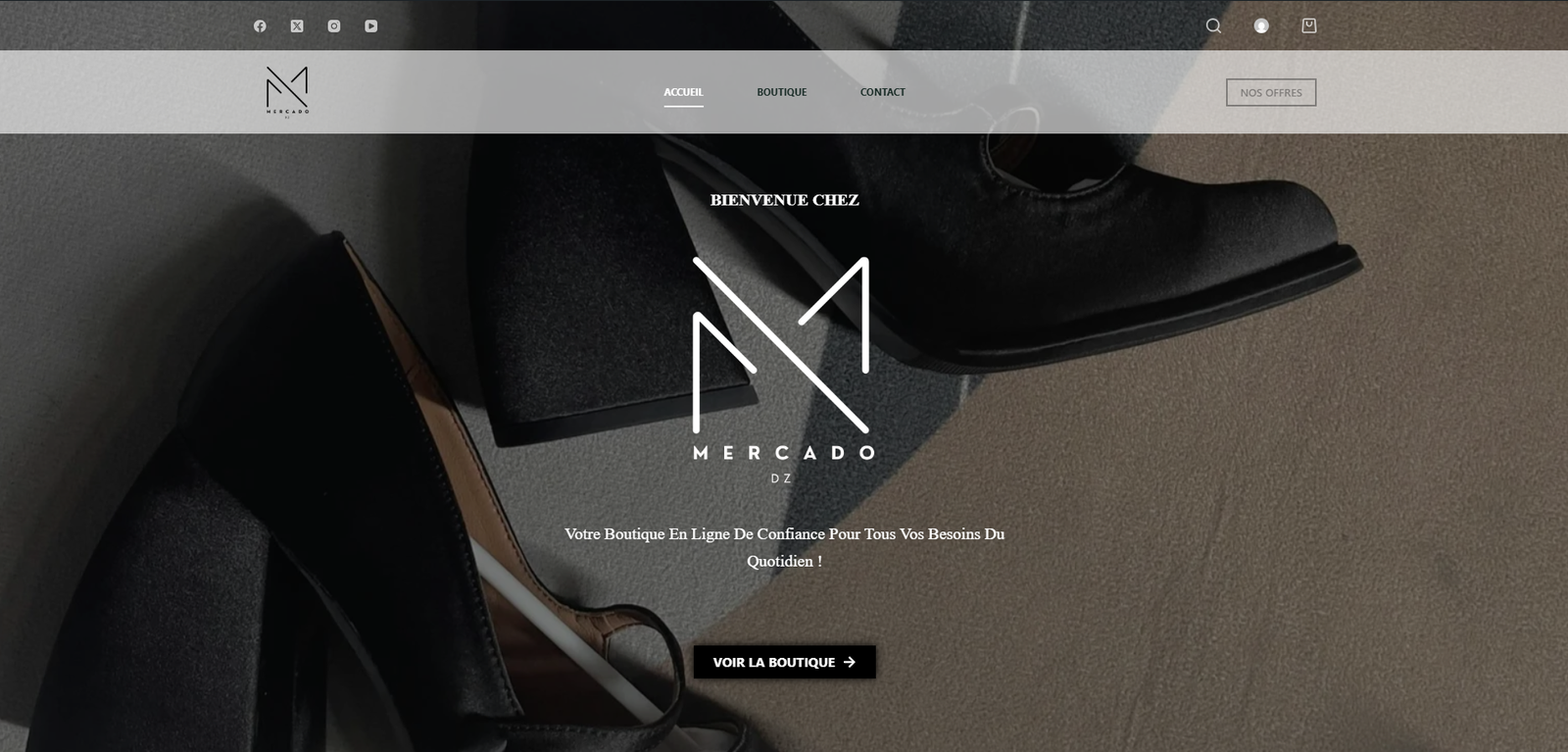 Site E-commerce Mercado DZ