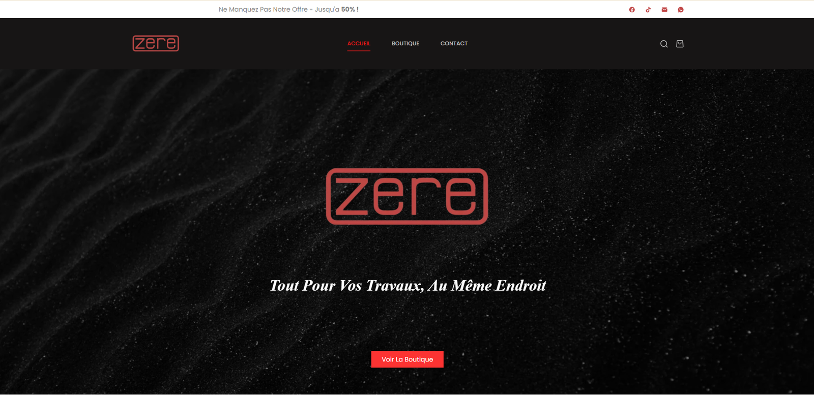 Site E-commerce Zere DZ